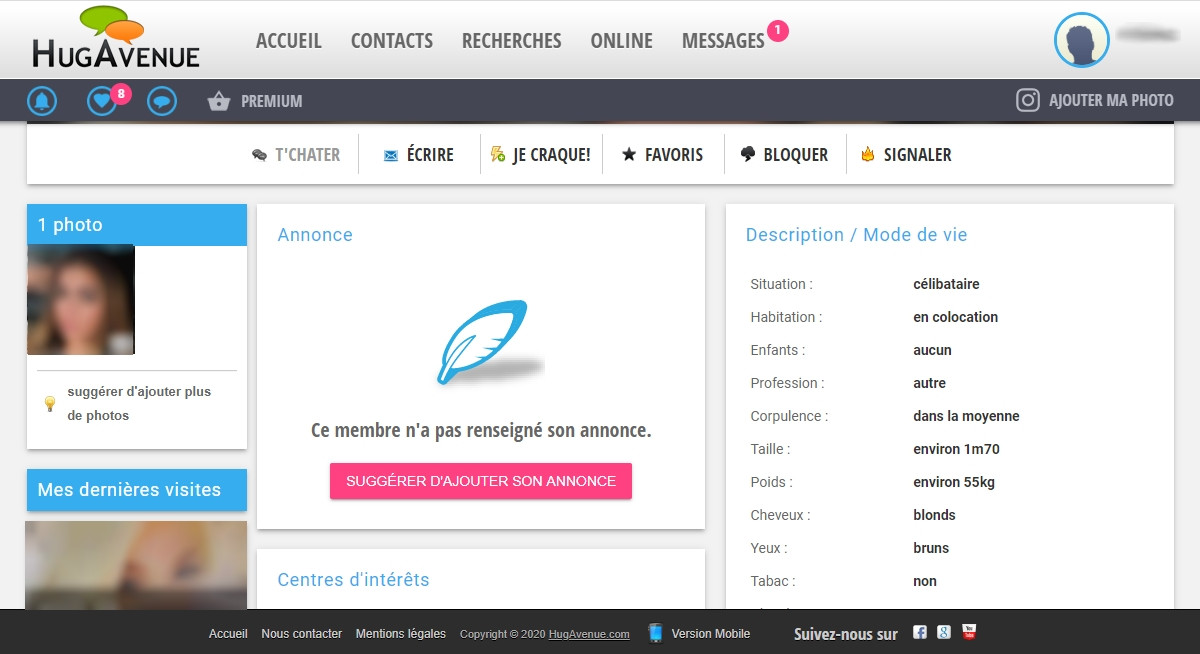 HugAvenue - Profil
